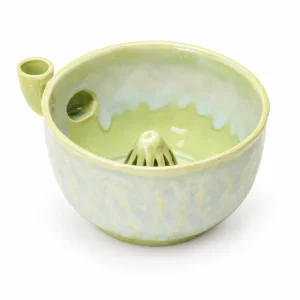 Cream Drip Ceramic Berry Rinsing Bowl