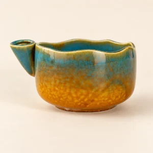 Petal Rim Reactive Ceramic Berry Rinsing Bowl