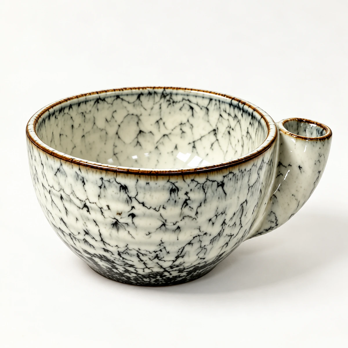 Crackle Glaze Ceramic Berry Rinsing Bowl
