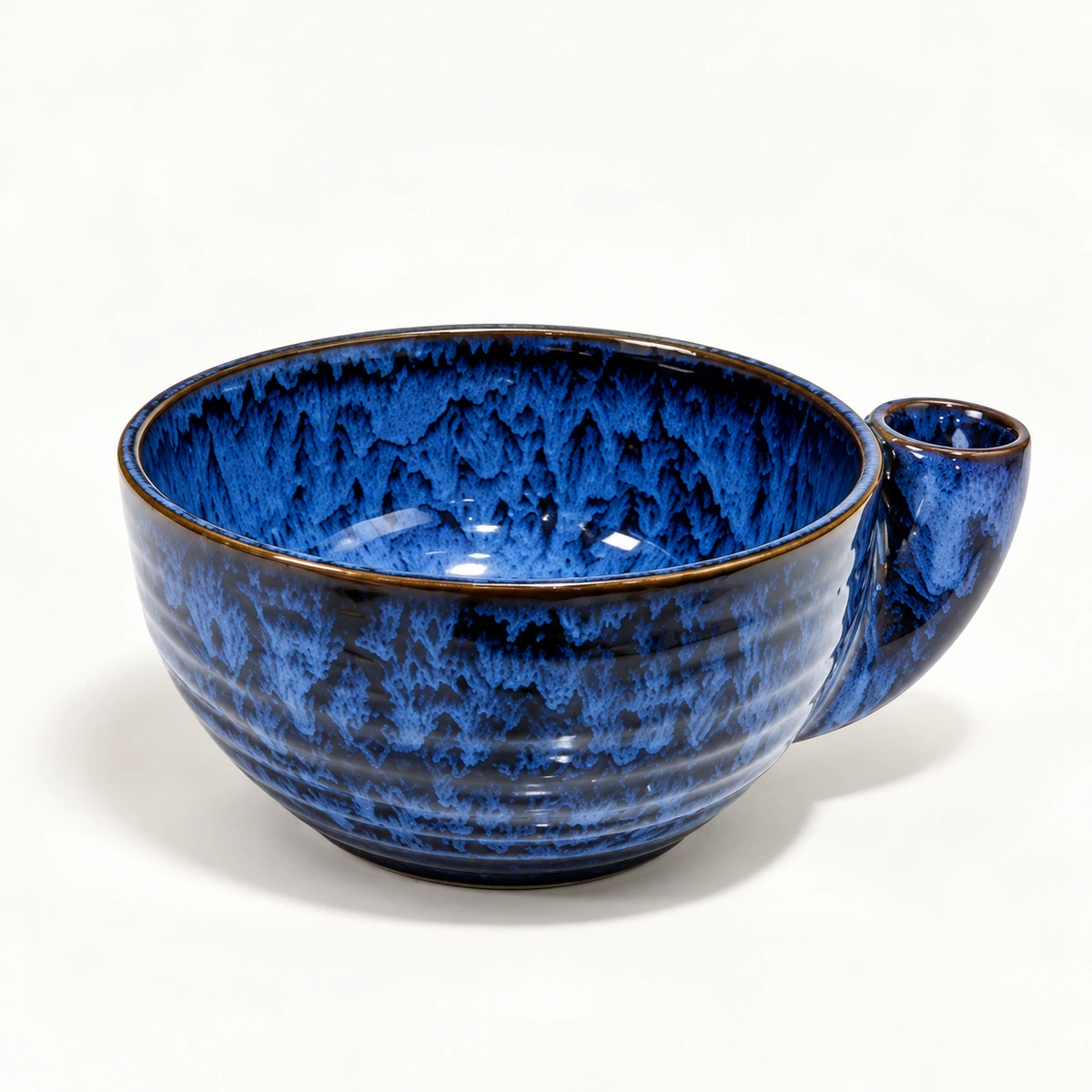 Crackle Glaze Ceramic Berry Rinsing Bowl - Image 3