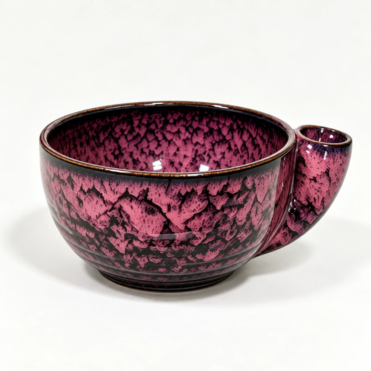 Crackle Glaze Ceramic Berry Rinsing Bowl - Image 5