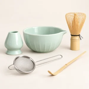 Pumpkin Fluted Matcha Set – 5-Piece