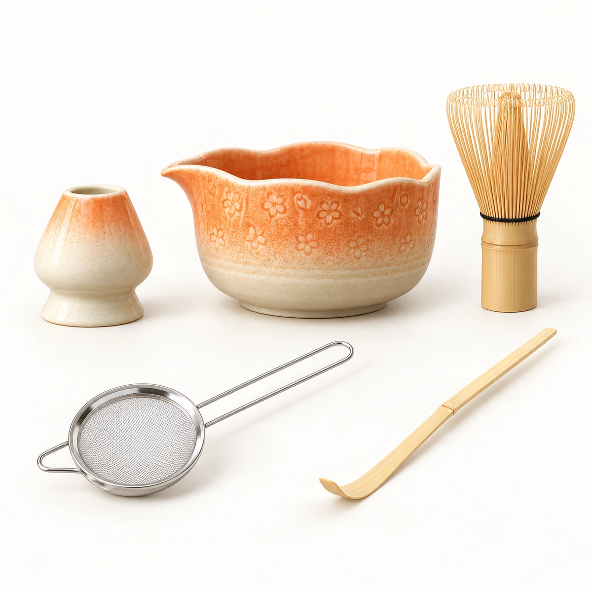 Sakura Blossom Matcha Set – 5-Piece