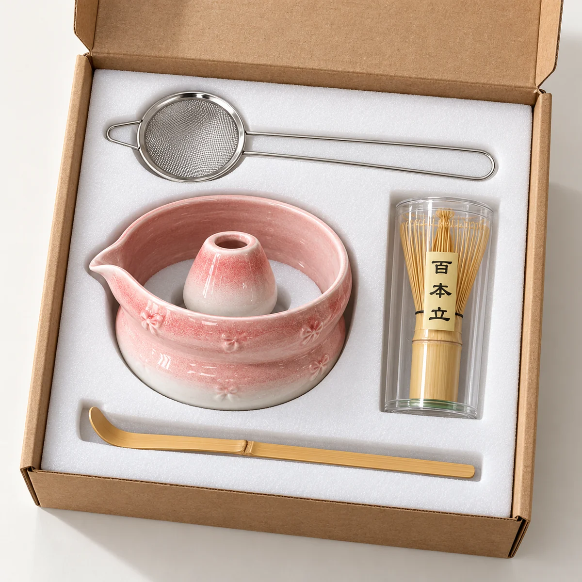 Embossed Bow Matcha Set – 5-Piece - Image 7