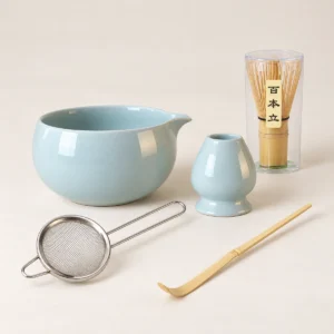 Smooth Round Matcha Set – 5-Piece