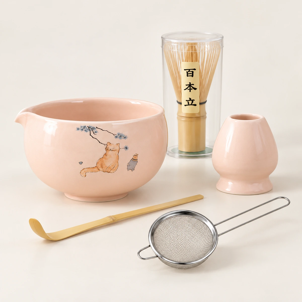 Round Belly Matcha Set – 5-Piece - Image 2