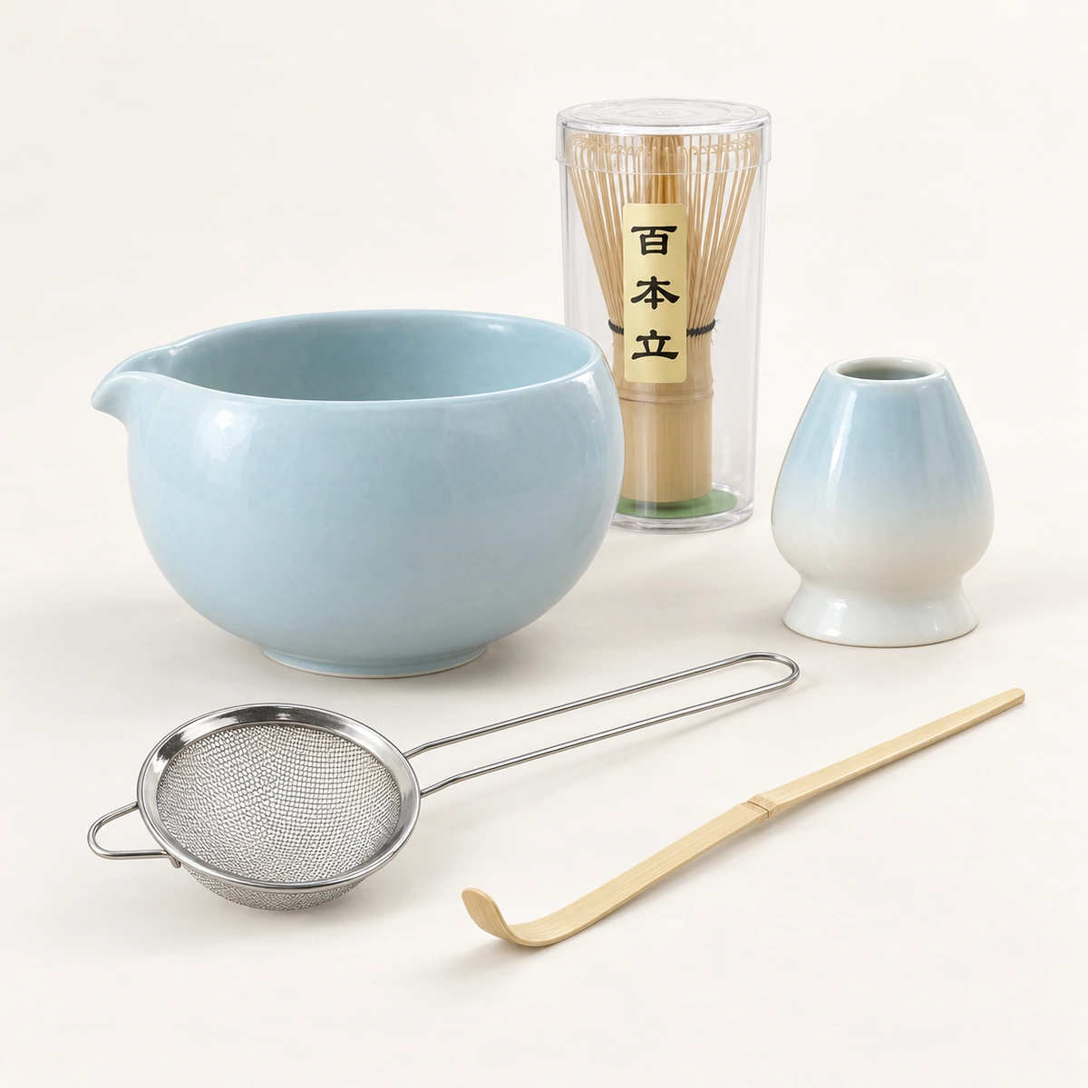 Round Belly Matcha Set – 5-Piece - Image 3