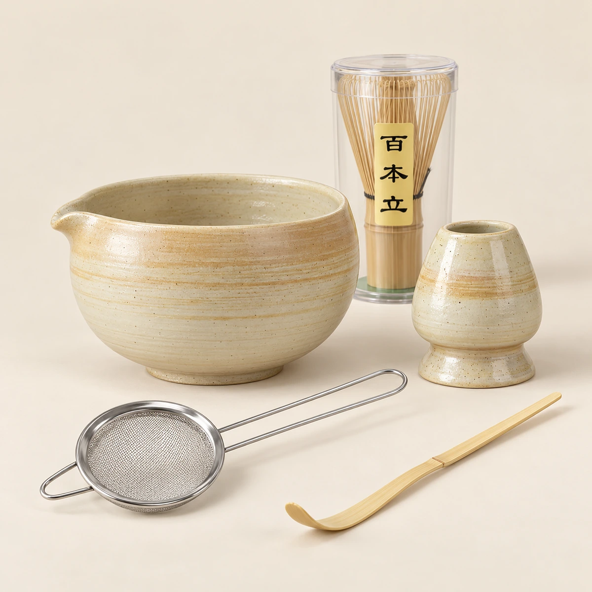 Round Belly Matcha Set – 5-Piece - Image 6