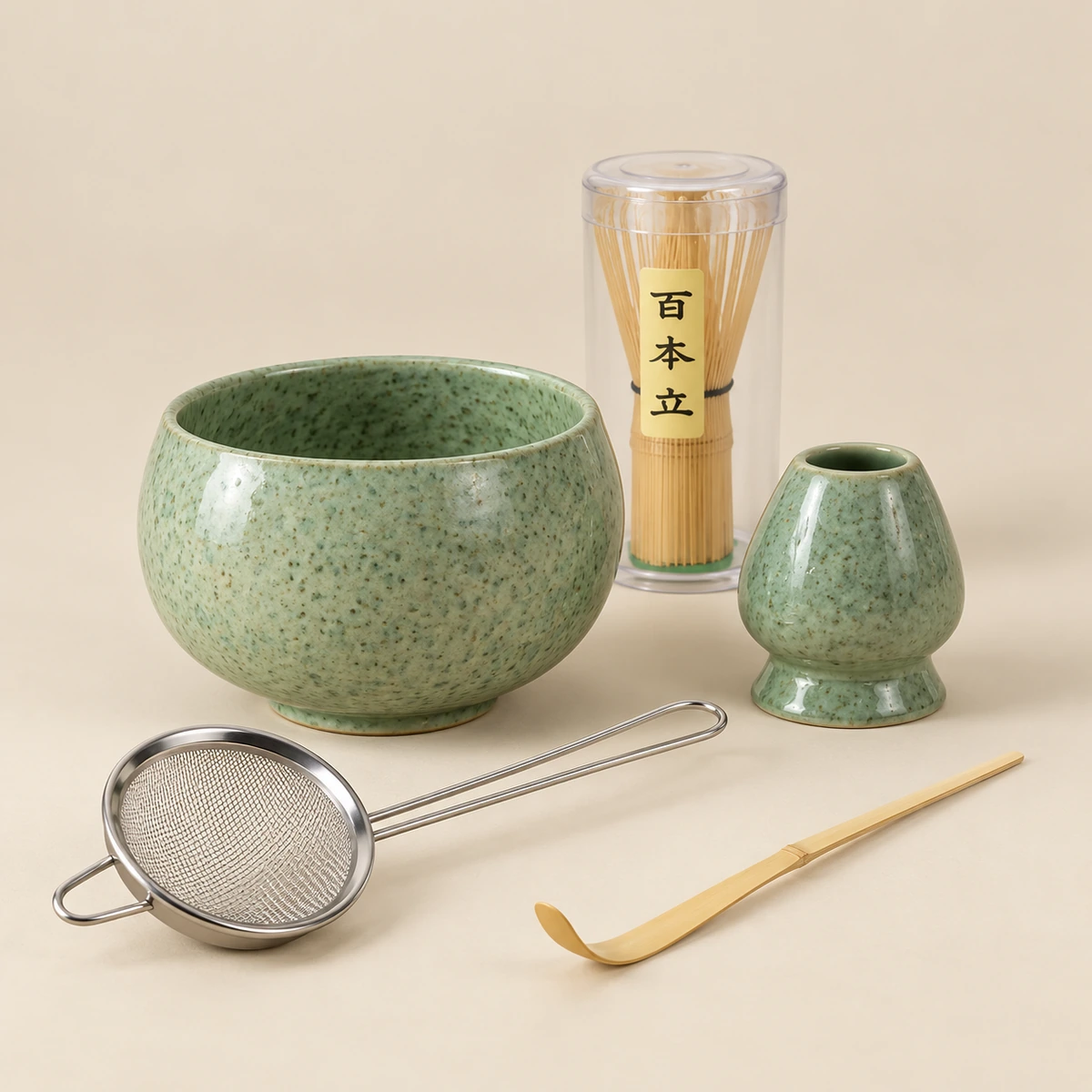Round Belly Matcha Set – 5-Piece - Image 7