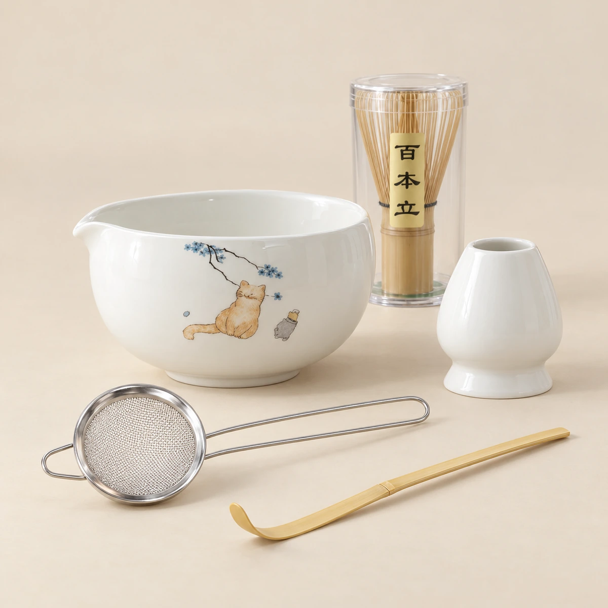 Round Belly Matcha Set – 5-Piece - Image 8
