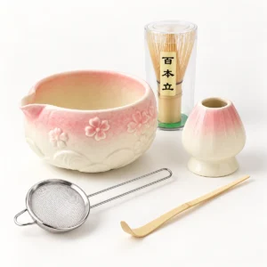 Sakura Relief Matcha Set – 5-Piece