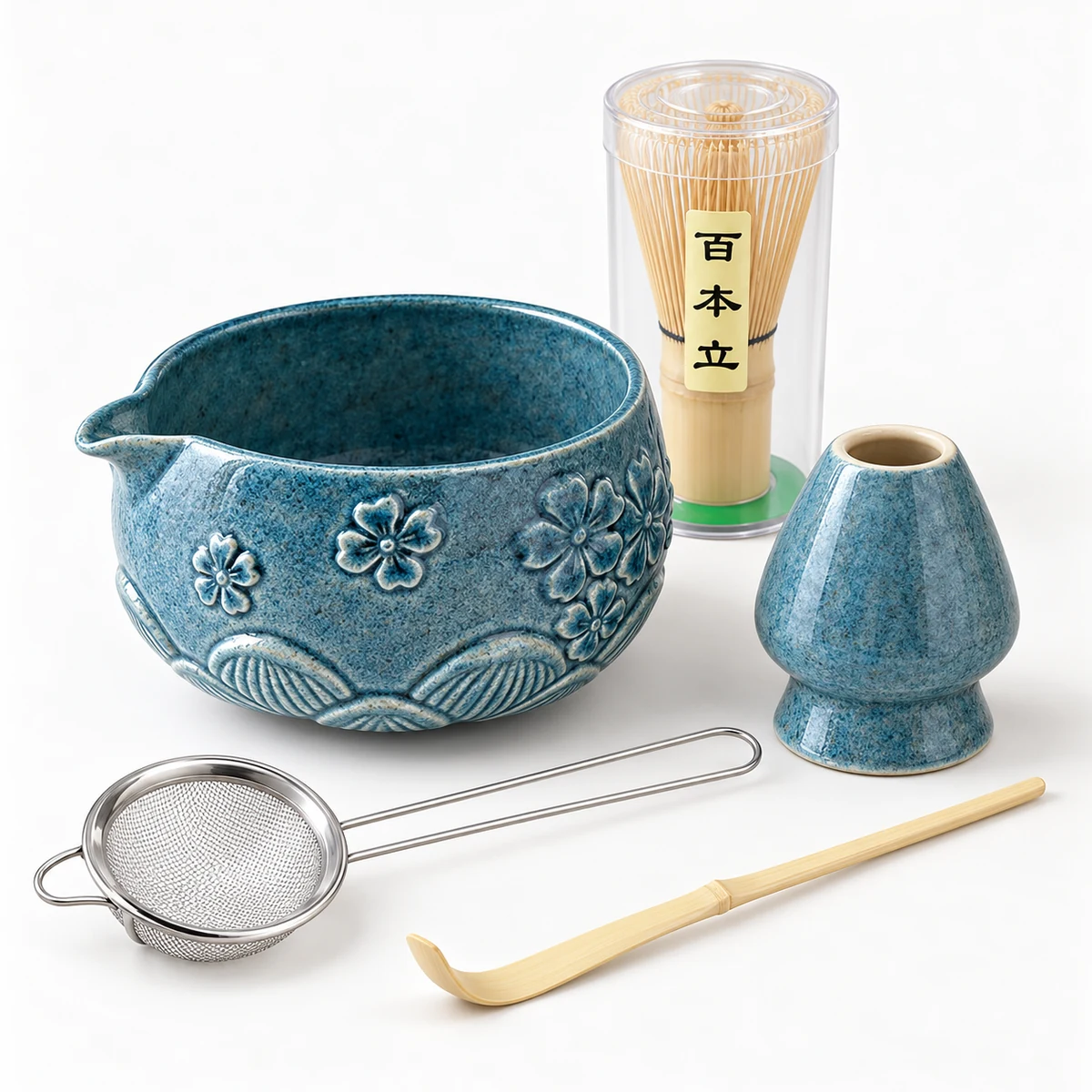 Sakura Relief Matcha Set – 5-Piece - Image 2