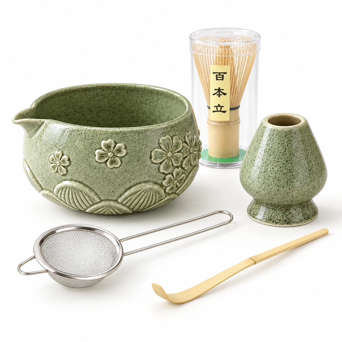 Sakura Relief Matcha Set – 5-Piece - Image 5