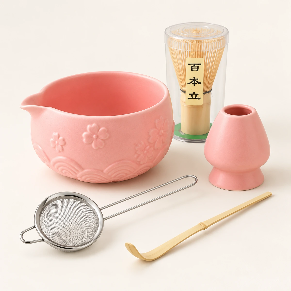 Sakura Relief Matcha Set – 5-Piece - Image 6
