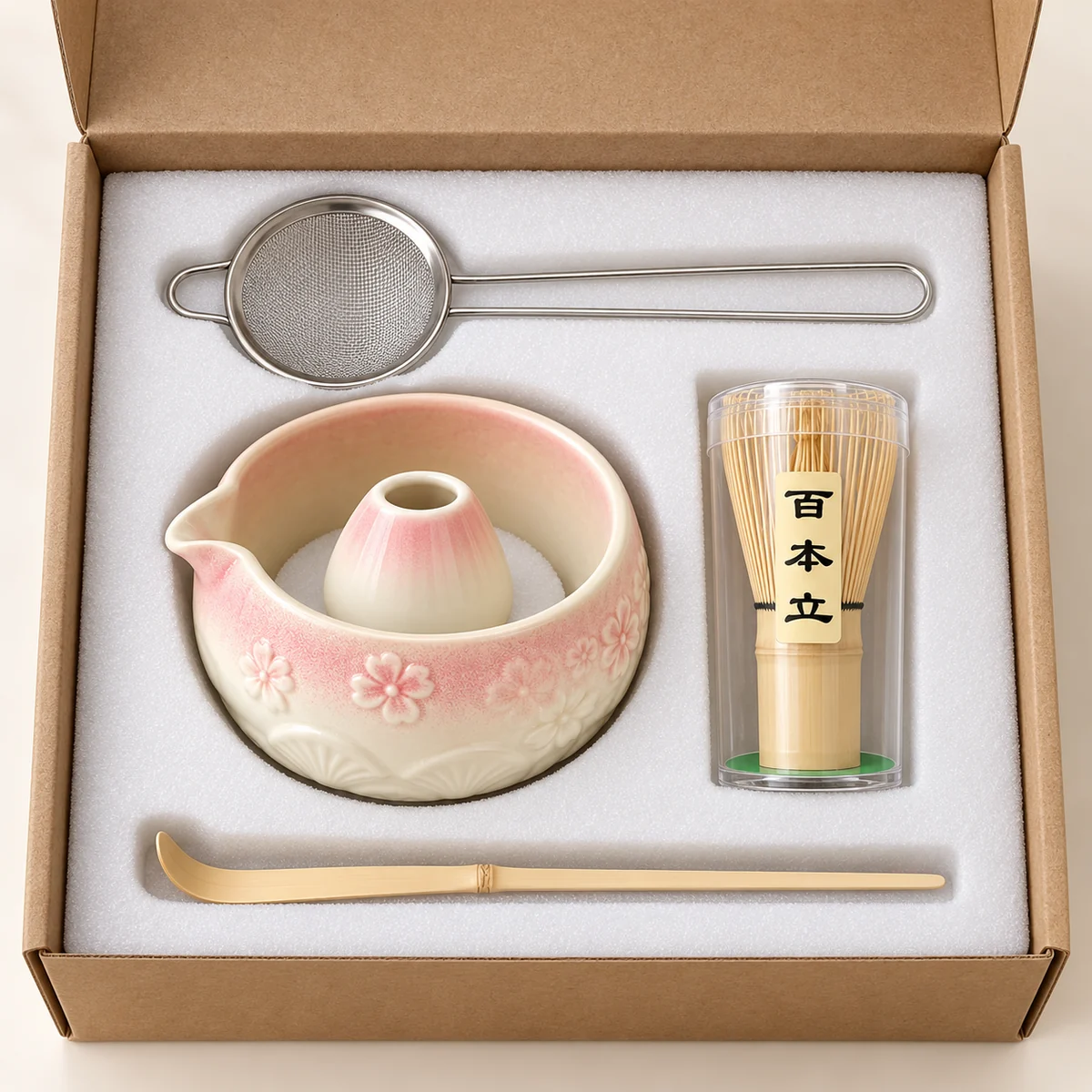 Sakura Relief Matcha Set – 5-Piece - Image 7