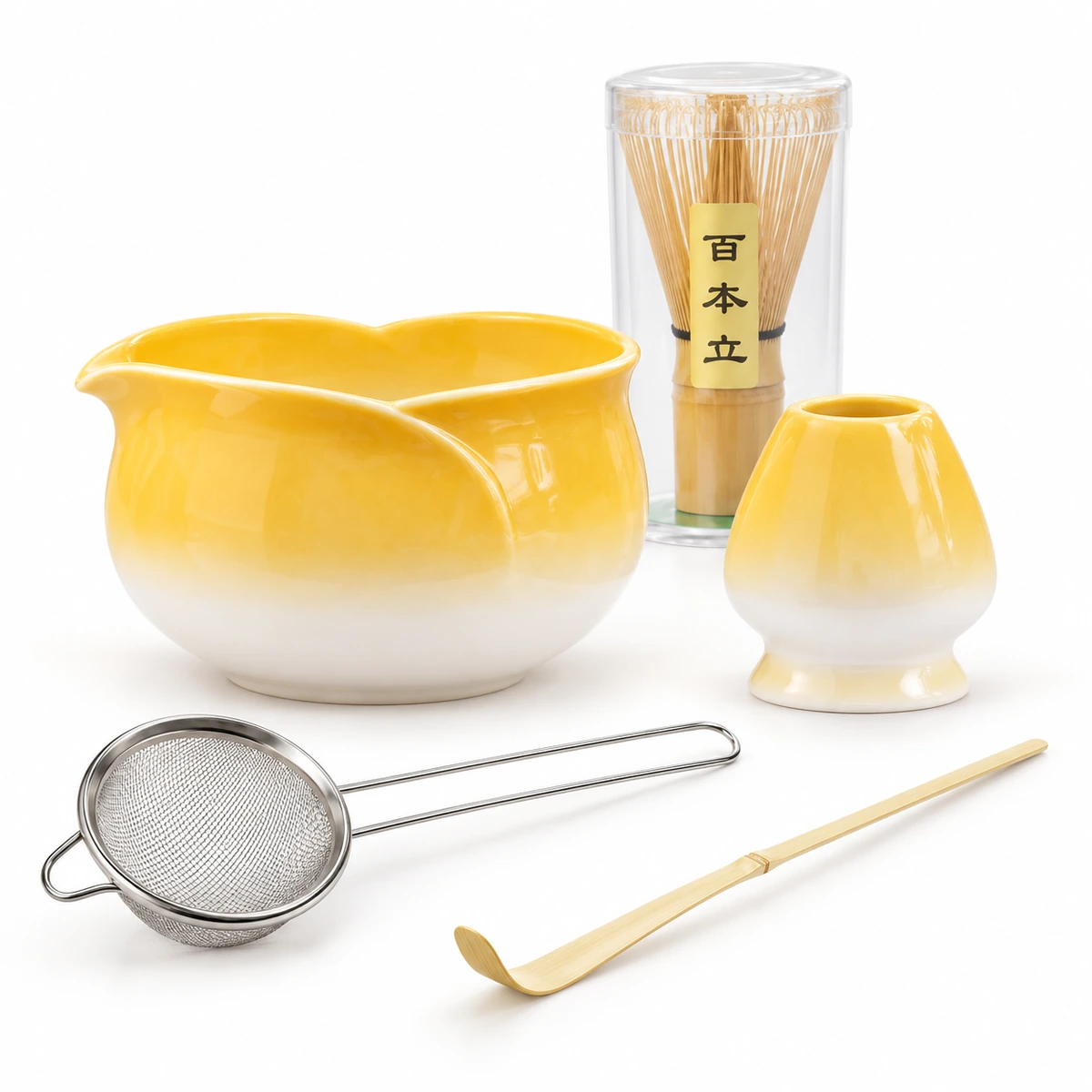 Flower Bud Matcha Set – 5-Piece