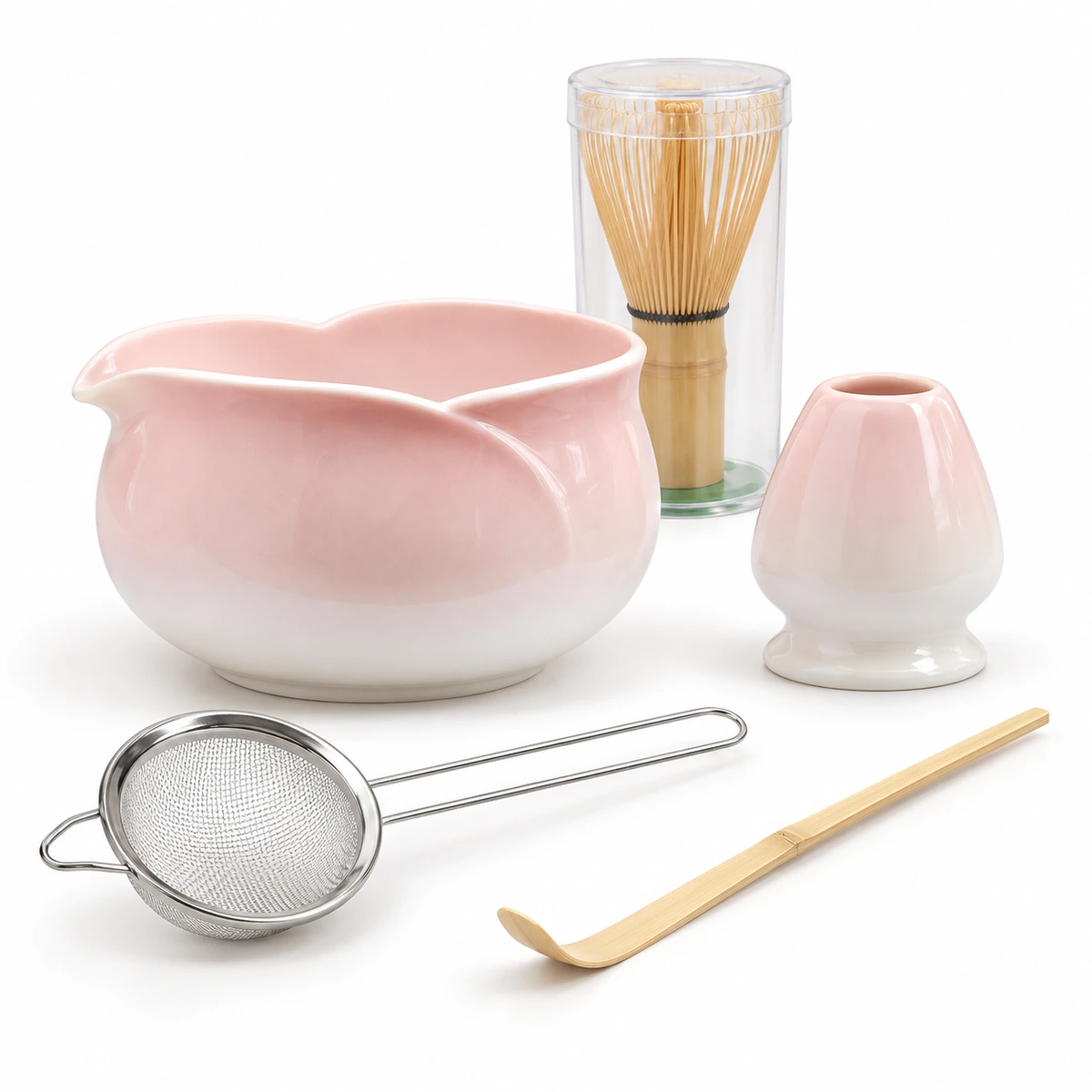 Flower Bud Matcha Set – 5-Piece - Image 2