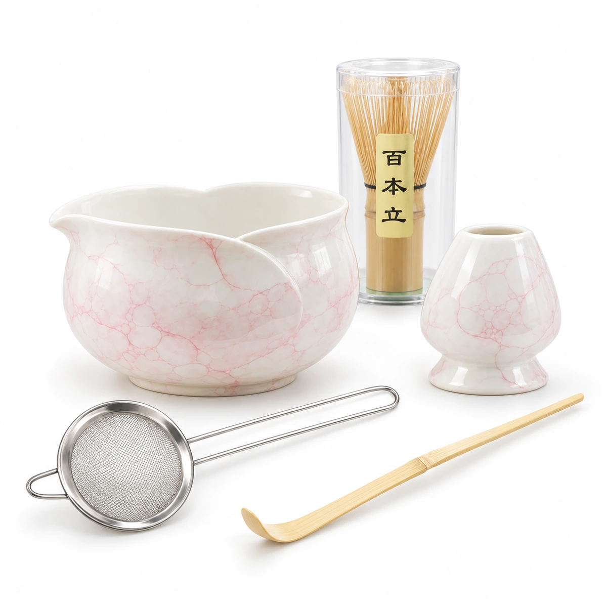 Flower Bud Matcha Set – 5-Piece - Image 8