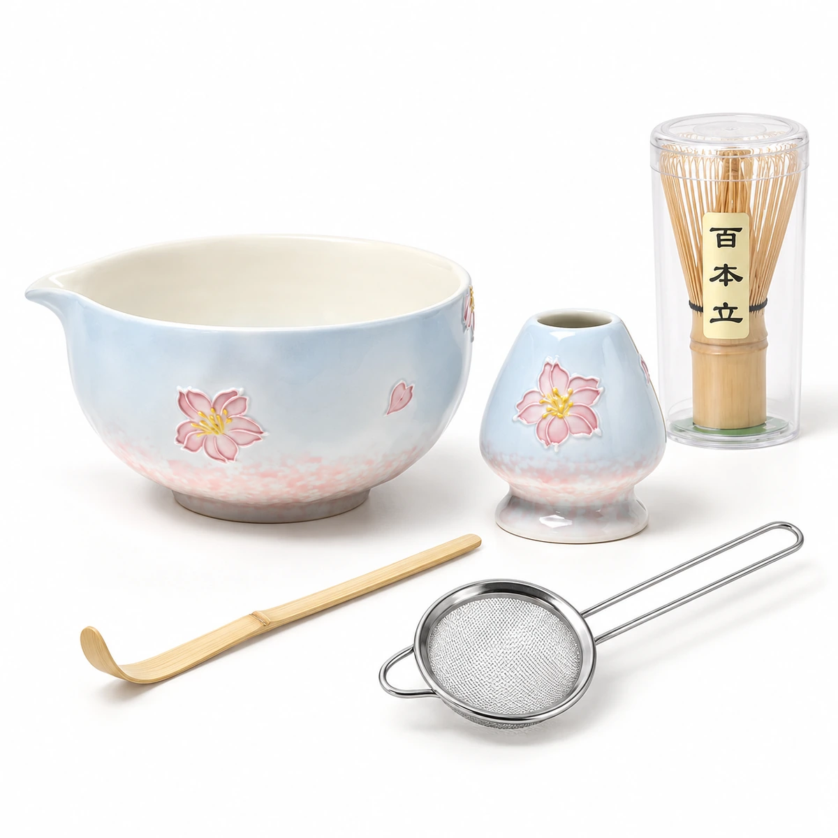 Botanical Art Matcha Set – 5-Piece - Image 7