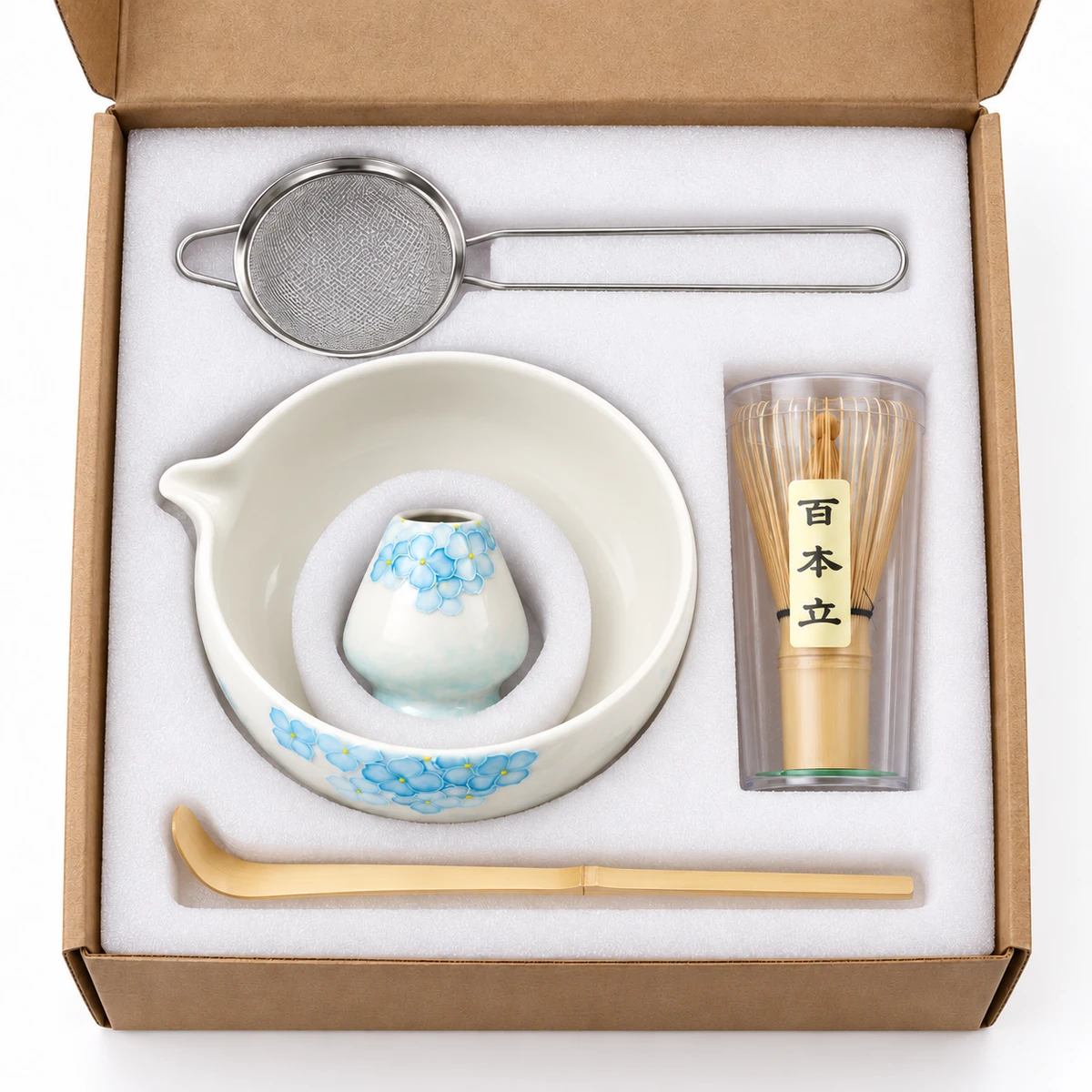 Botanical Art Matcha Set – 5-Piece - Image 8